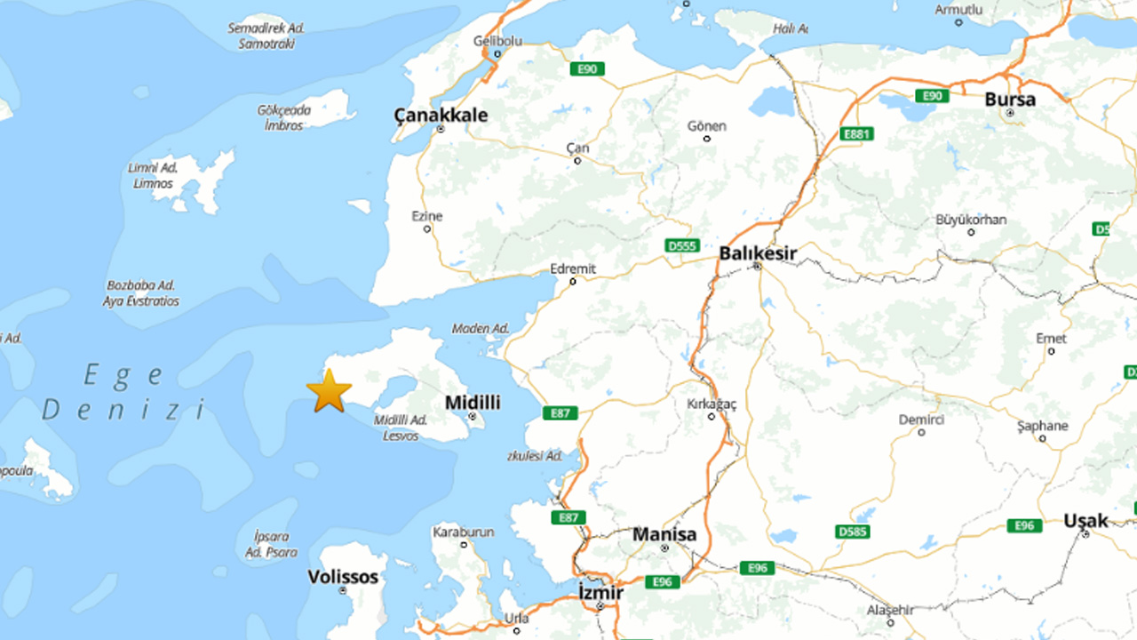 Ege’de 3.5 büyüklüğünde deprem
