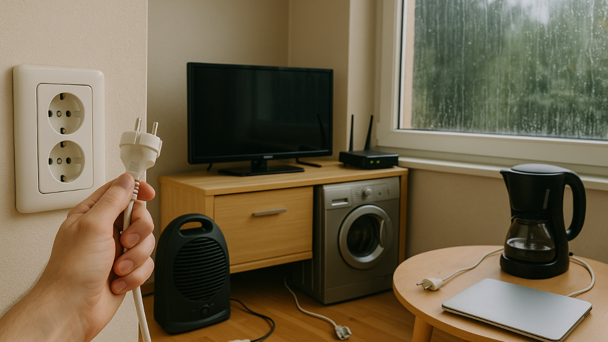 Yağmurlu havada fişten çıkarın: Bu eşyalar pişman ediyor…